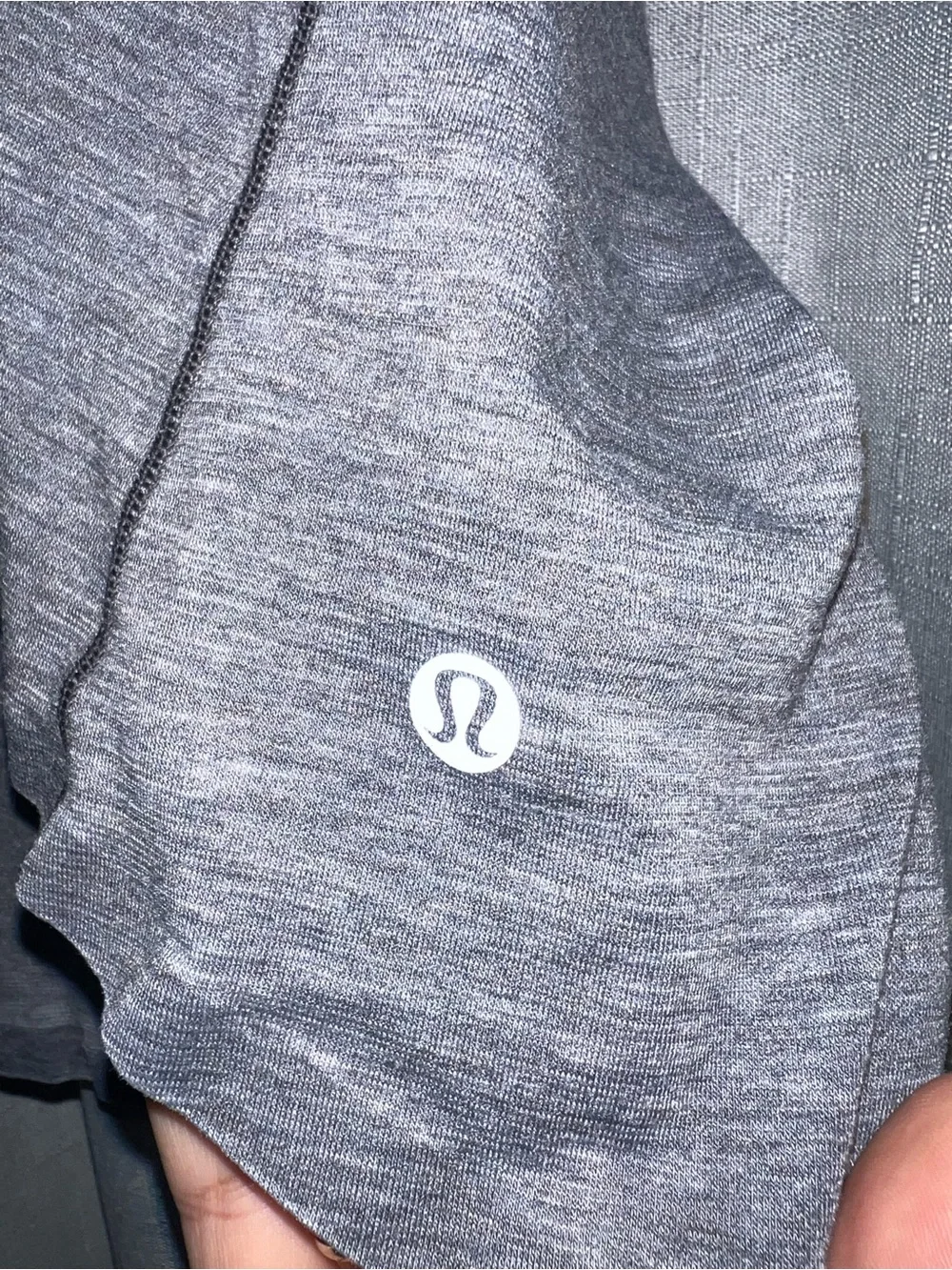 Lululemon Gray Racerback High Low Flowy Workout Tank Top
